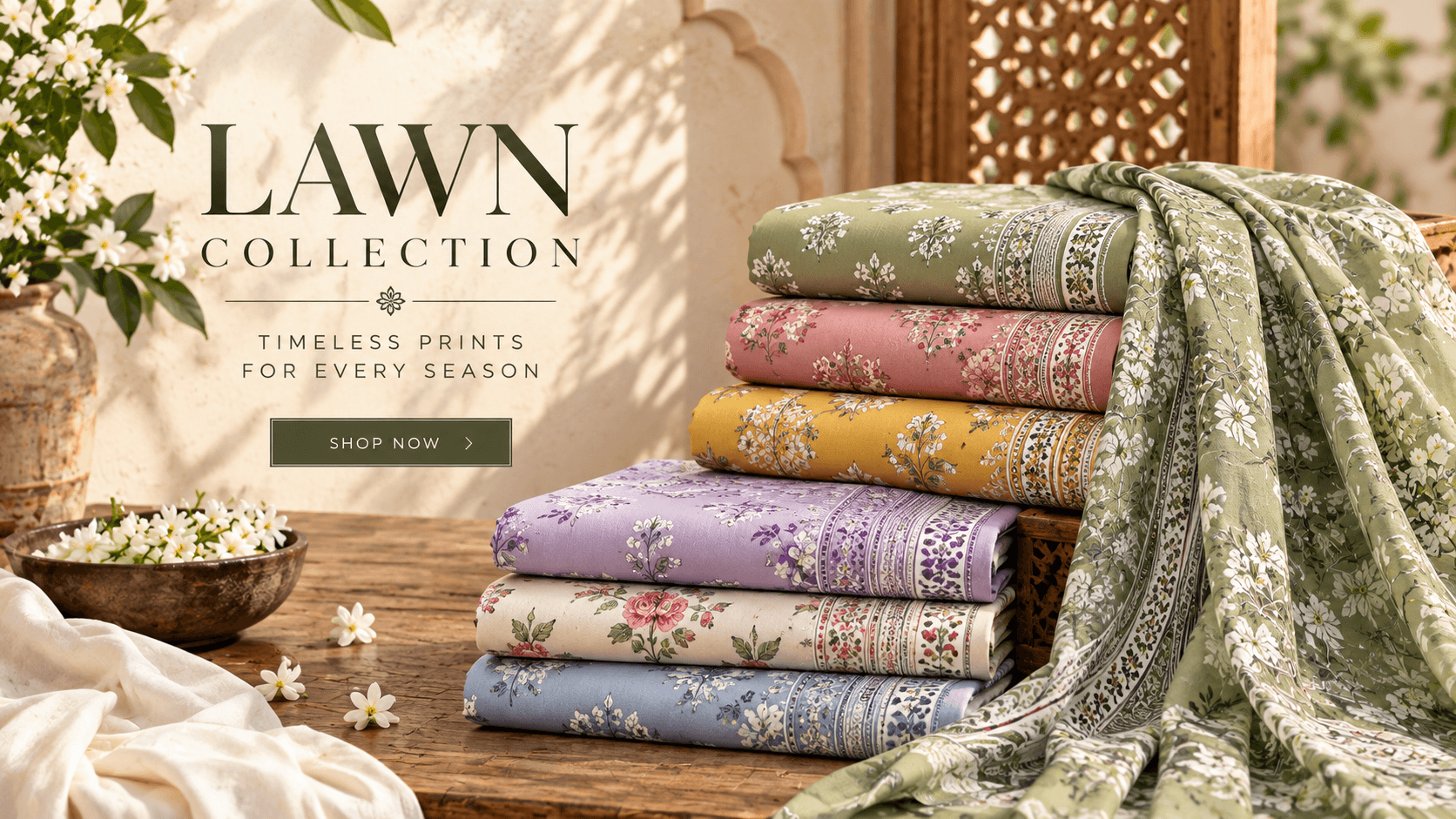 New Lawn Prints\nSummer Collection